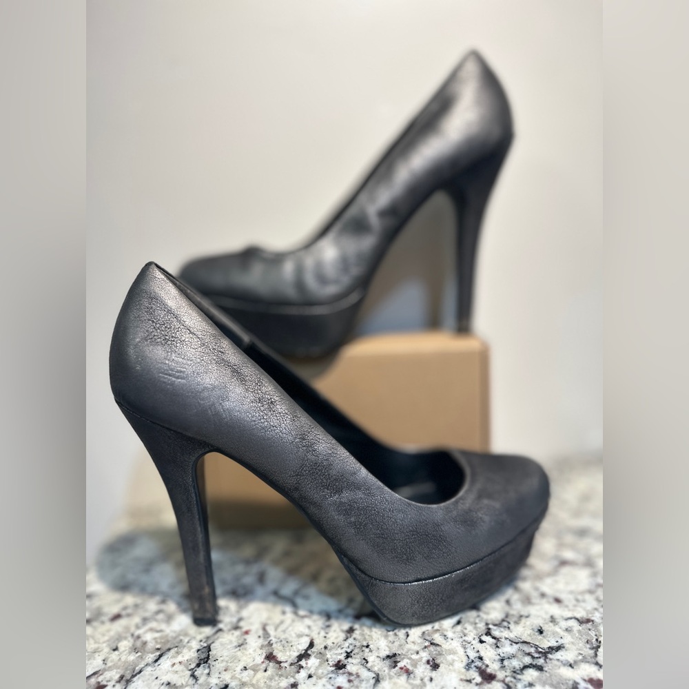 Jennifer Lopez‎ Caliente Black Platform Stiletto Pumps Women’s Size 9.5